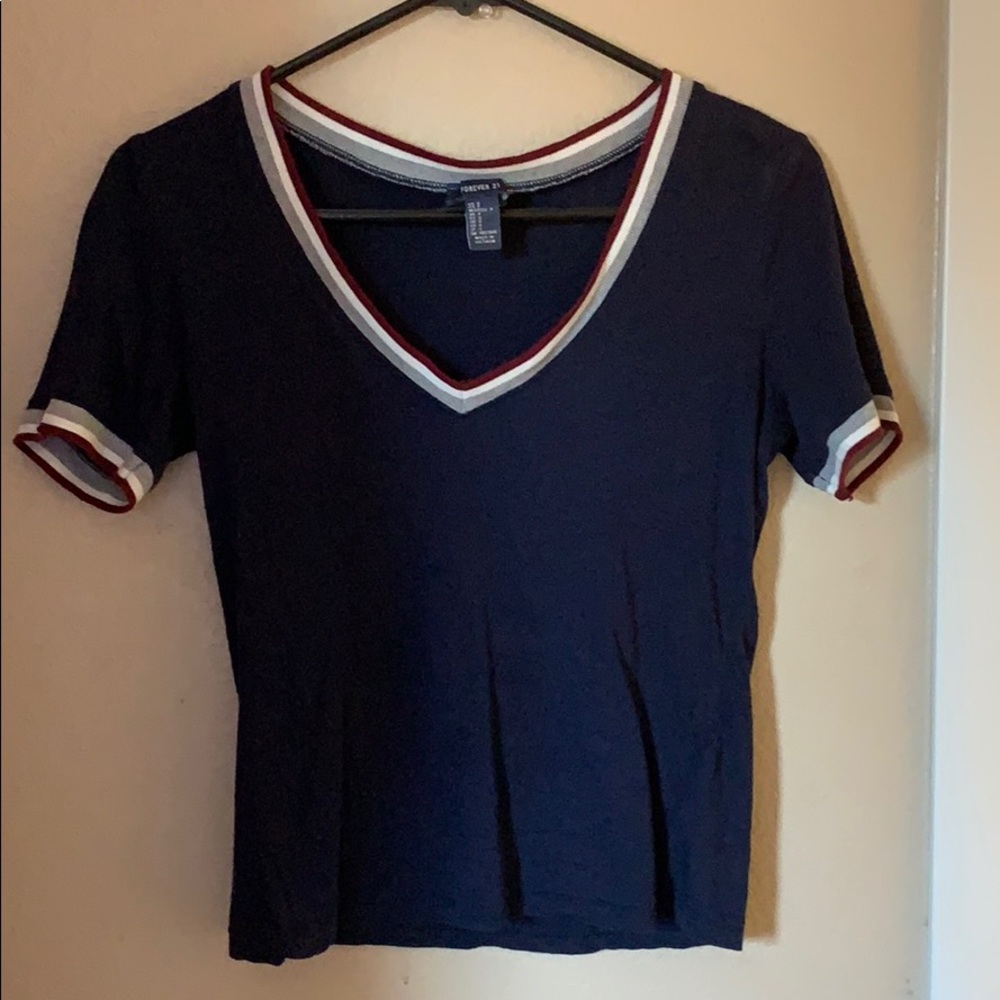 v-neck shirt